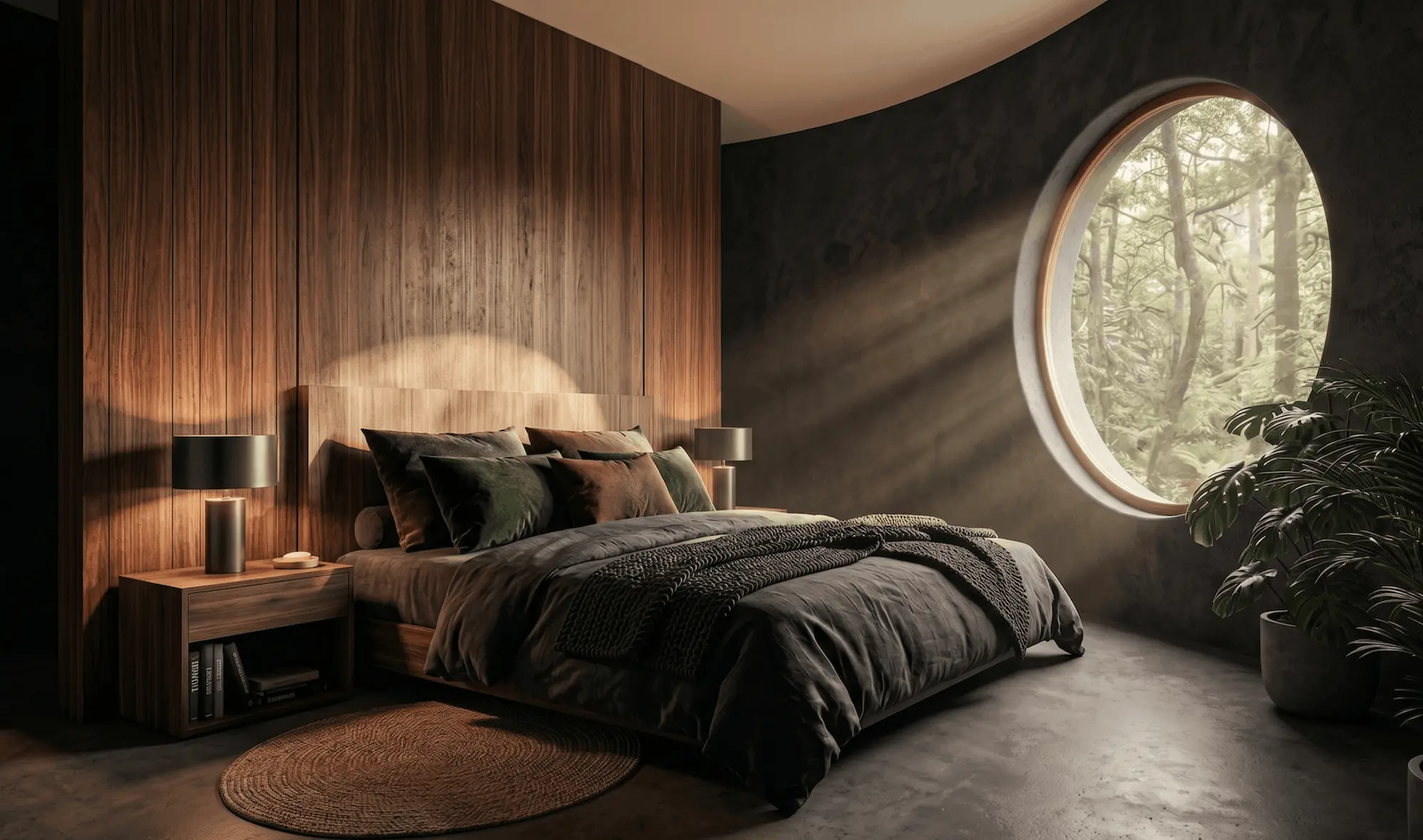 Interior space—material calm and intentional layout